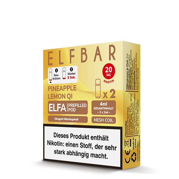 Elfa Pods Pineapple Lemon Qi