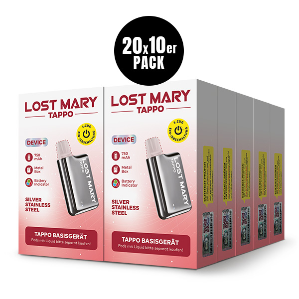 Lost Mary Tappo Silver Stainless Steel