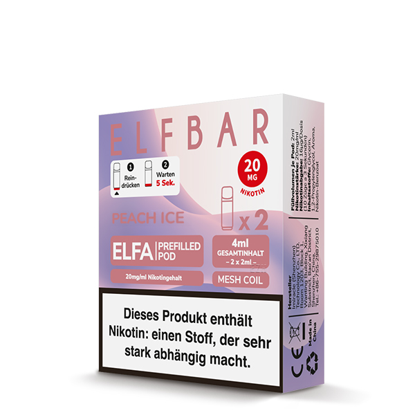 Elfa Pods Peach Ice